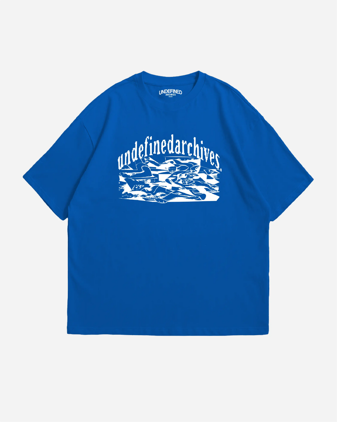 COBALT BLUE CASSO HEAVYWEIGHT BOX FIT TSHIRT - UNMARKET