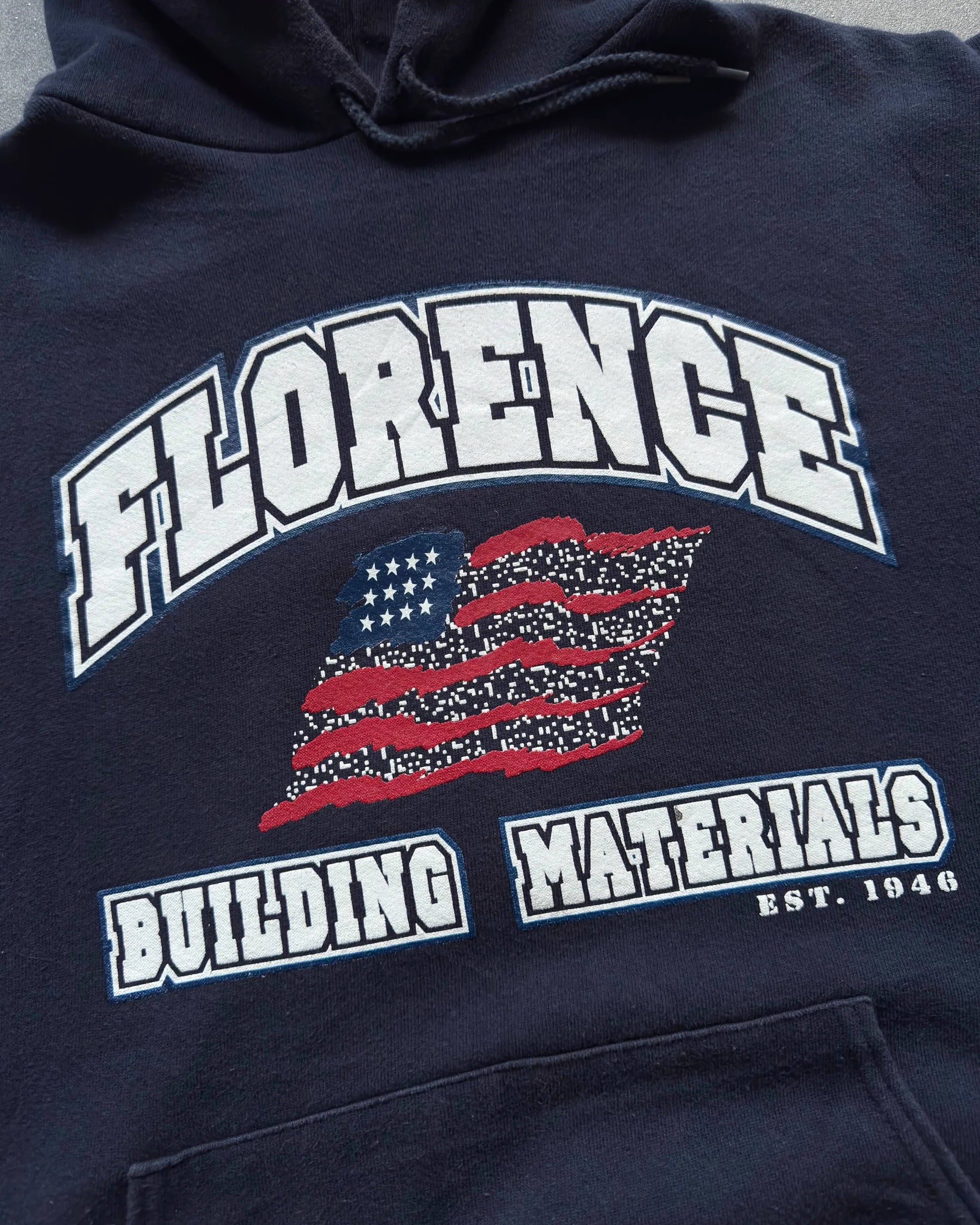 FLORENCE MADE IN USA HOODIE - VINTAGE HOODIE - VINTAGE SWEATSHIRT