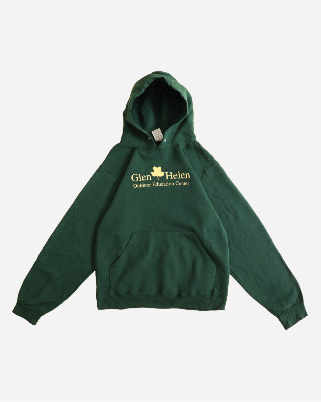 Vintage Glen Helen Ohio Hoodie - Dark Green | UNMARKET