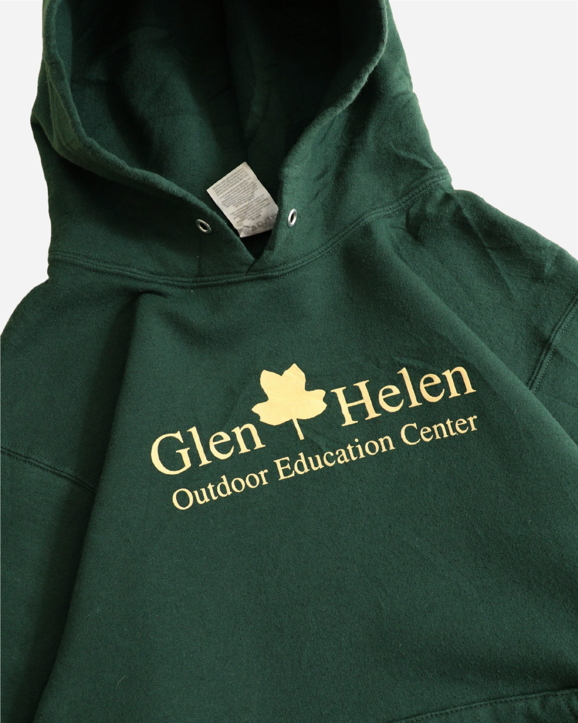 Vintage Glen Helen Ohio Hoodie - Dark Green | UNMARKET