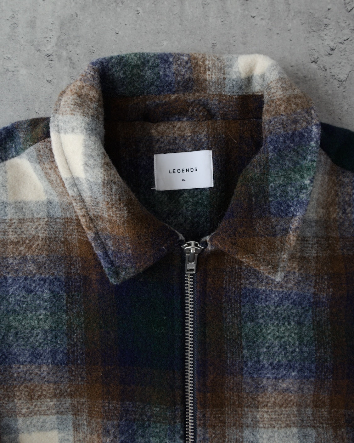 LEGENDS ORTEGA JACKET - BROWN CHECK | UNMARKET