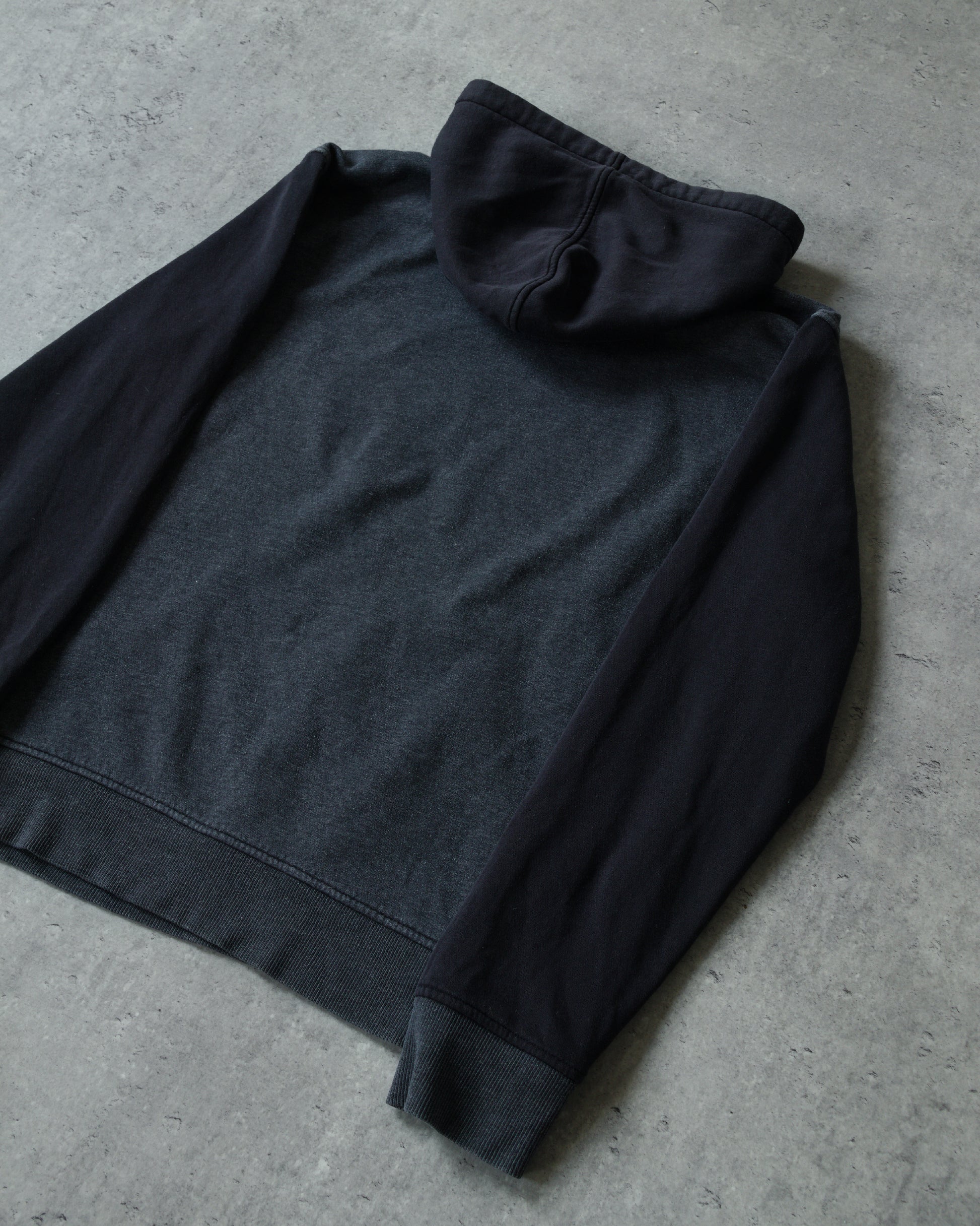 OAKLEY TWO TONE HOODIE - BLACK/DARK GREY | UNMARKET