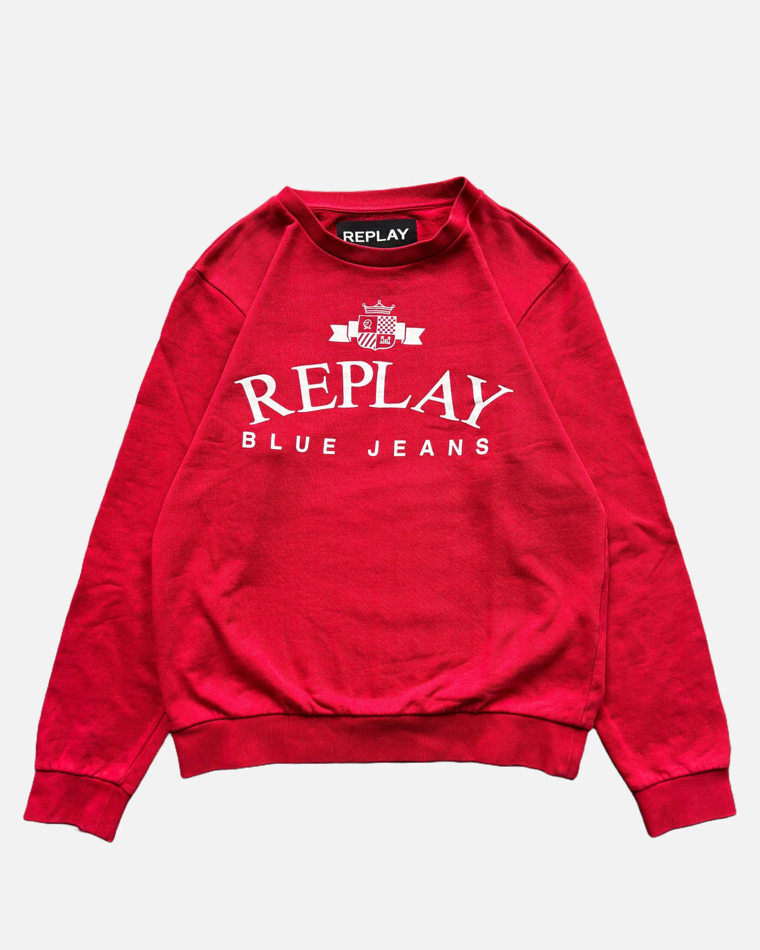 REPLAY LOGO CREWNECK