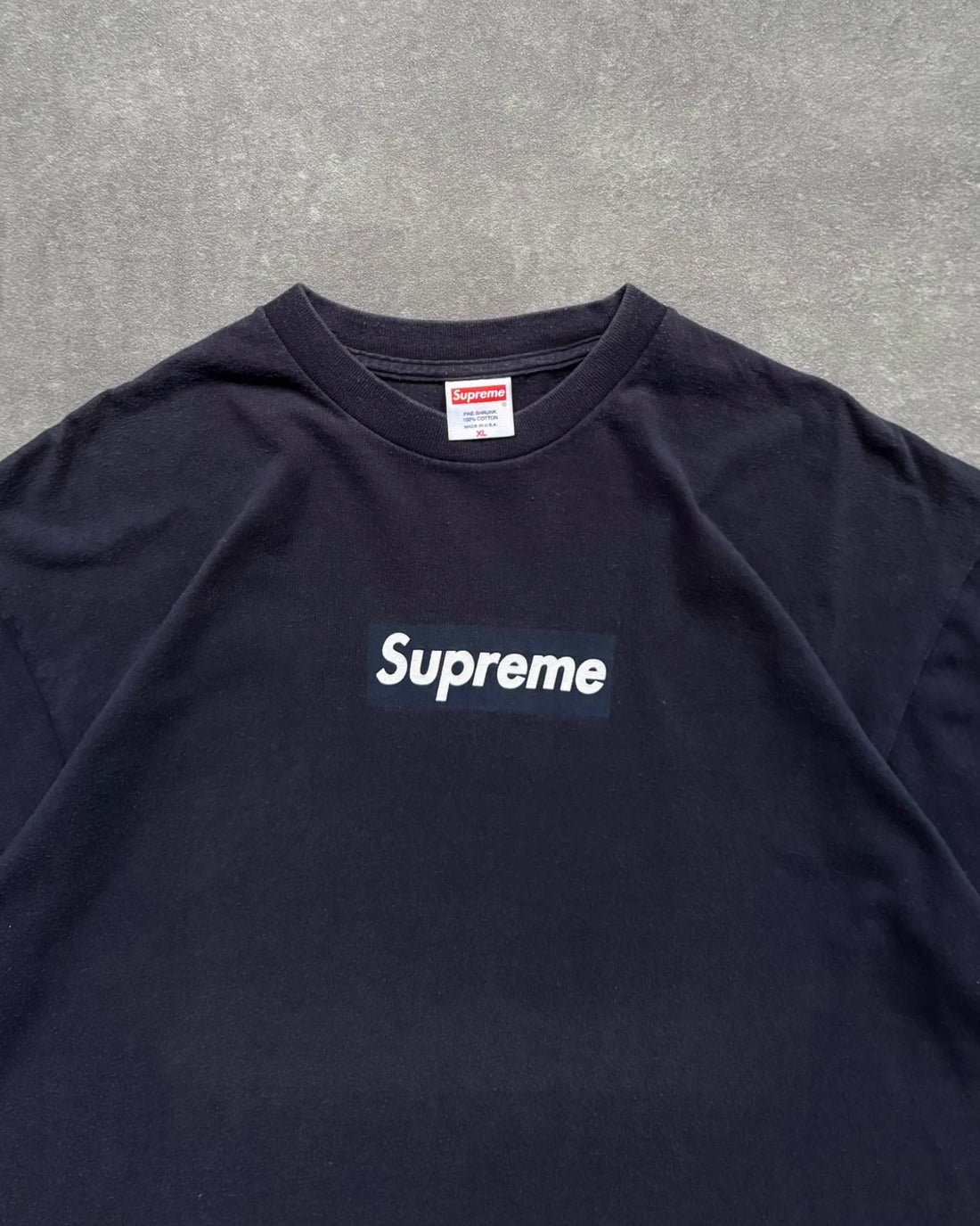 SUPREME BOX LOGO TSHIRT 2003 NAVY