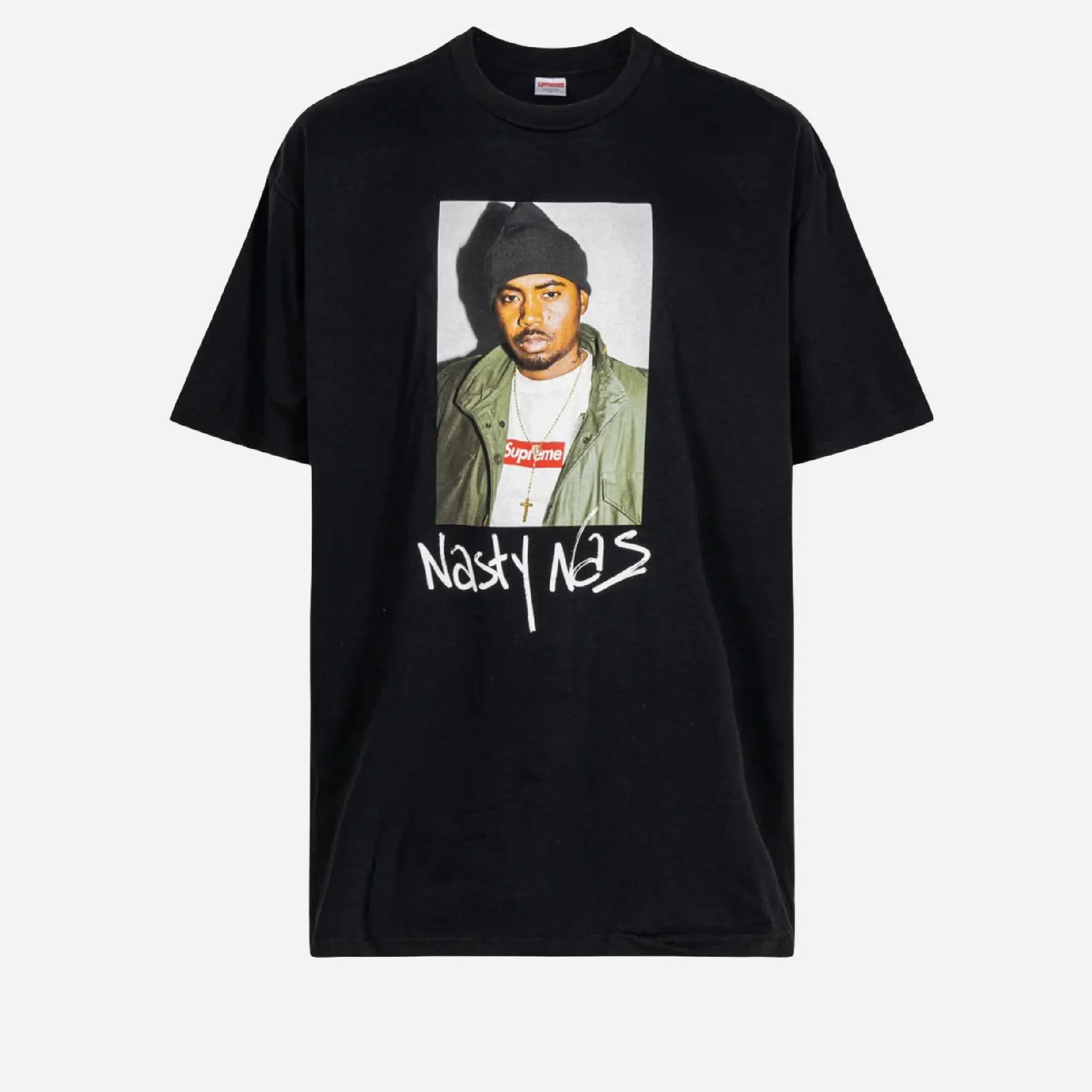 SUPREME NASTY NAS TSHIRT - BLACK - UNMARKET