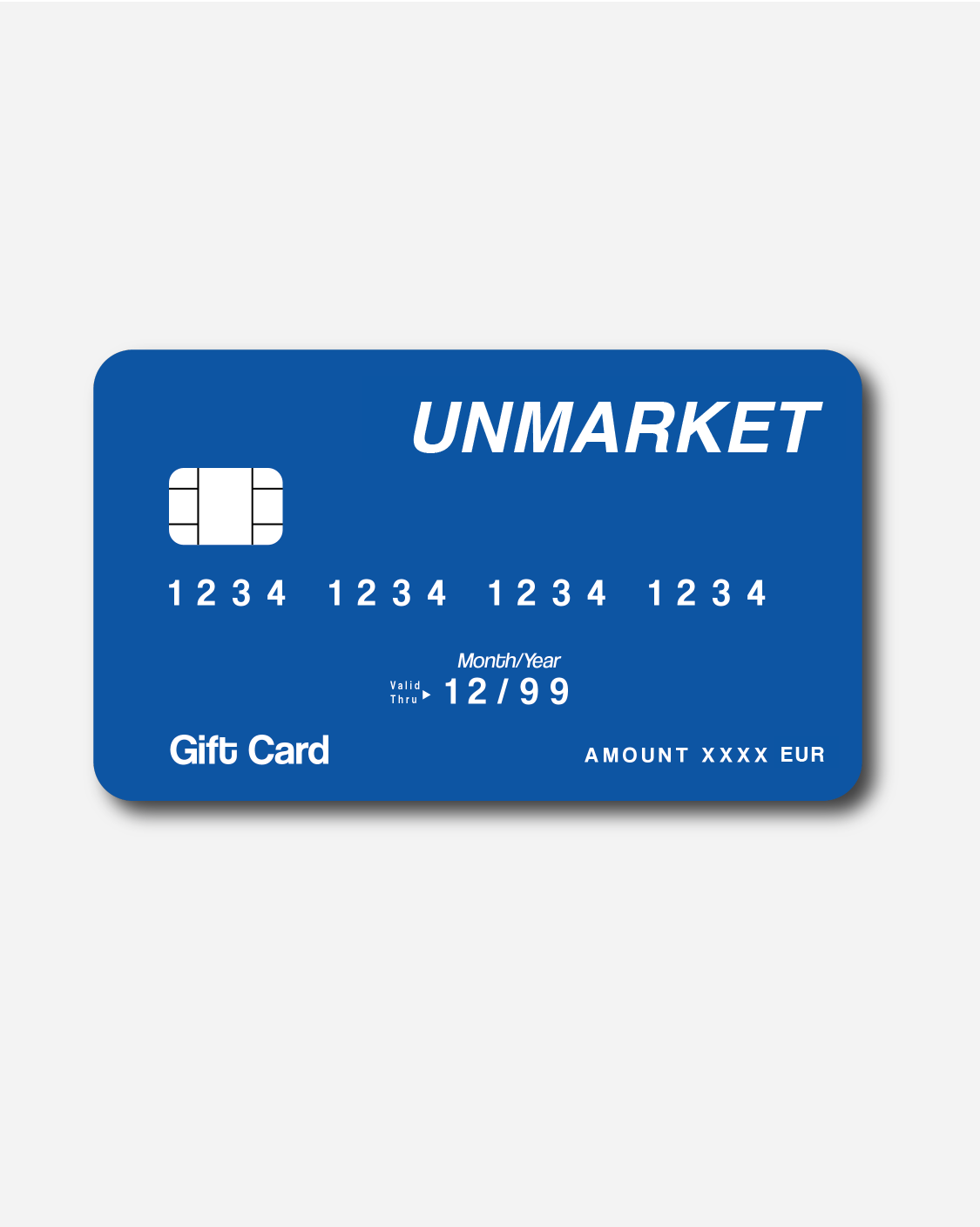 Giftcard for UNMARKET - Can be used on all products in the store