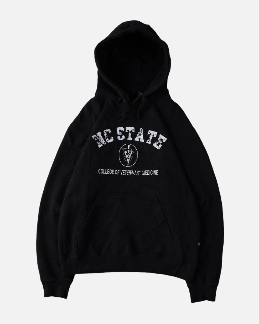 VINTAGE 2000S NC STATE HOODIE - BLACK | UNMARKET