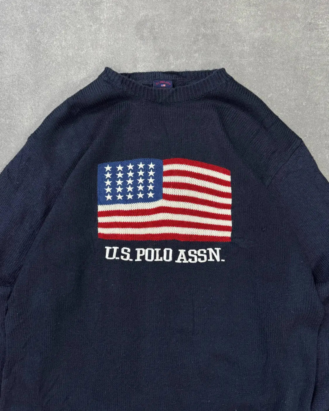 VINTAGE USA FLAG KNIT SWEATER