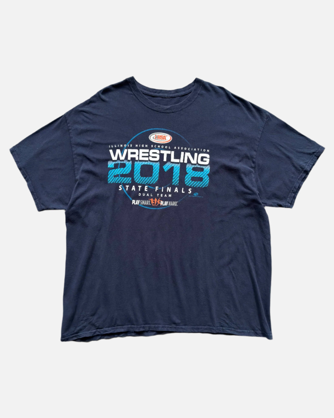 WRESTLING TEE - NAVY